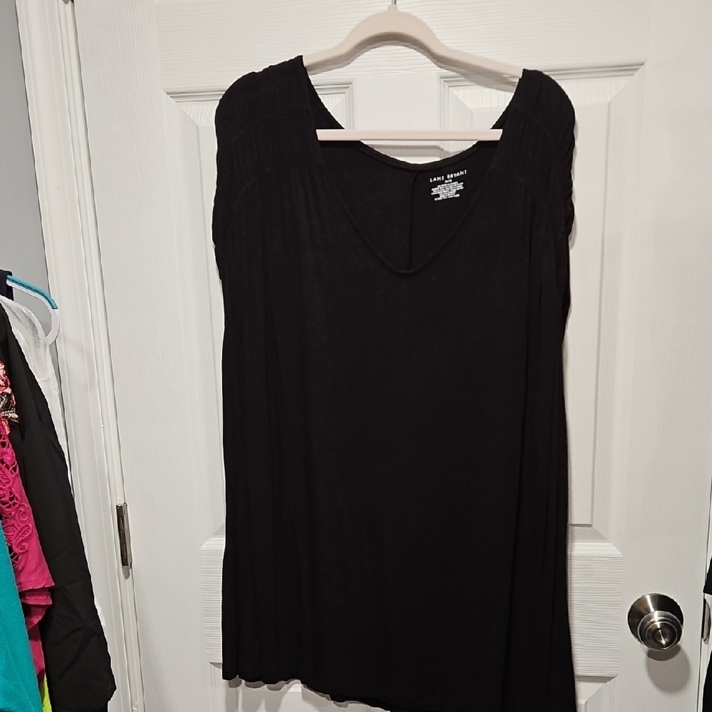 Lane Bryant Black Blouse
